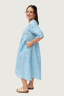 Short Sleeve Linen Dress