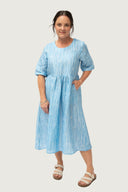 Short Sleeve Linen Dress