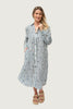 Bush Stripe Linen Dress - Eclipse Navy