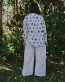 Coastal Flight Organic Linen Long Sleeve Shirt - Outback Linen Co