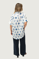Feather and Flight Linen Shirt - Short Sleeve - Coastal Flight