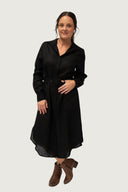 Everyday Linen Dress - Black