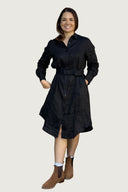 Everyday Linen Dress - Black