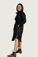 Everyday Linen Dress - Black