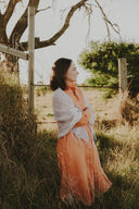 Everyday Desert Sand Organic Linen Scarf - Outback Linen Co