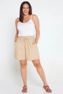 Everyday Desert Sand Organic Linen Shorts - Outback Linen Co