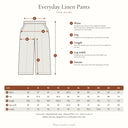 Everyday Linen Pants size guide