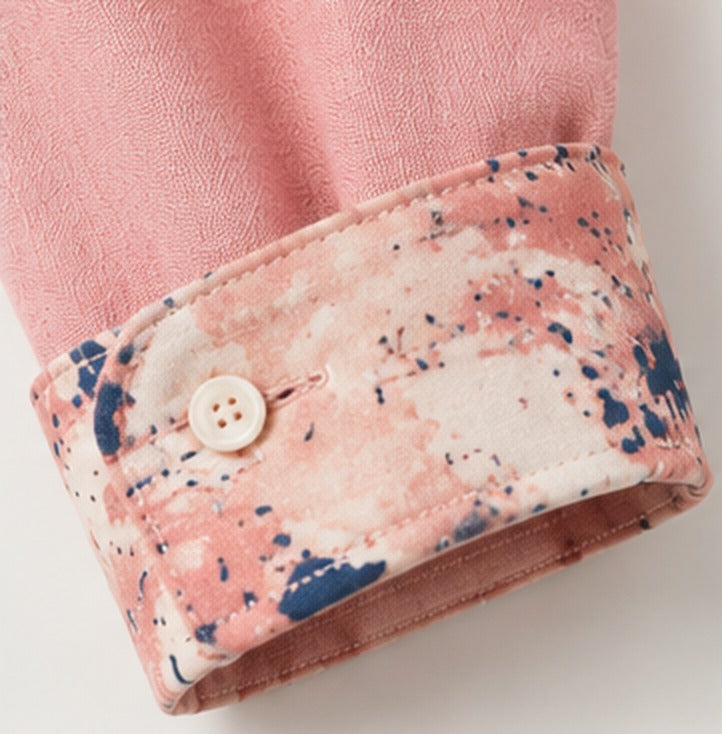 The printed cuff on the Everyday Linen Shirt