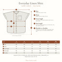 Everyday Linen Short Sleeve Shirt size guide