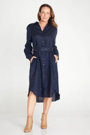 Everyday Outback Eclipse Navy Organic Linen Belt - Outback Linen Co