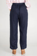 Everyday Outback Eclipse Navy Organic Linen Pants - Outback Linen Co