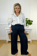 Everyday Outback Eclipse Navy Organic Linen Pants - Outback Linen Co
