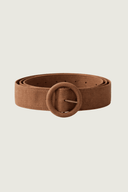 Everyday Smoked Cocoa Organic Linen Belt - Outback Linen Co