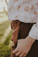 Everyday Smoked Cocoa Organic Linen Belt - Outback Linen Co