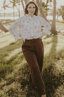 Everyday Smoked Cocoa Organic Linen Pants - Outback Linen Co