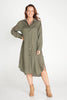 Everyday Spinifex Organic Linen Long Sleeve Dress - Outback Linen Co