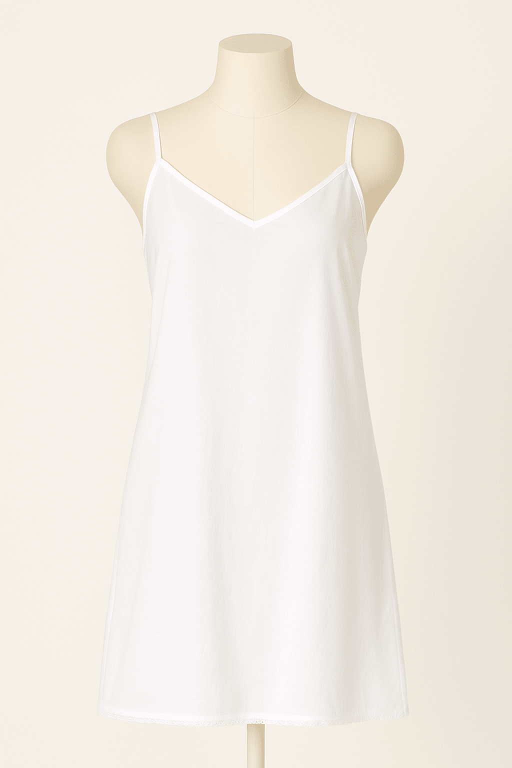 Everyday Cotton Slip - White