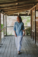 Everyday White Organic Linen Pants - Outback Linen Co