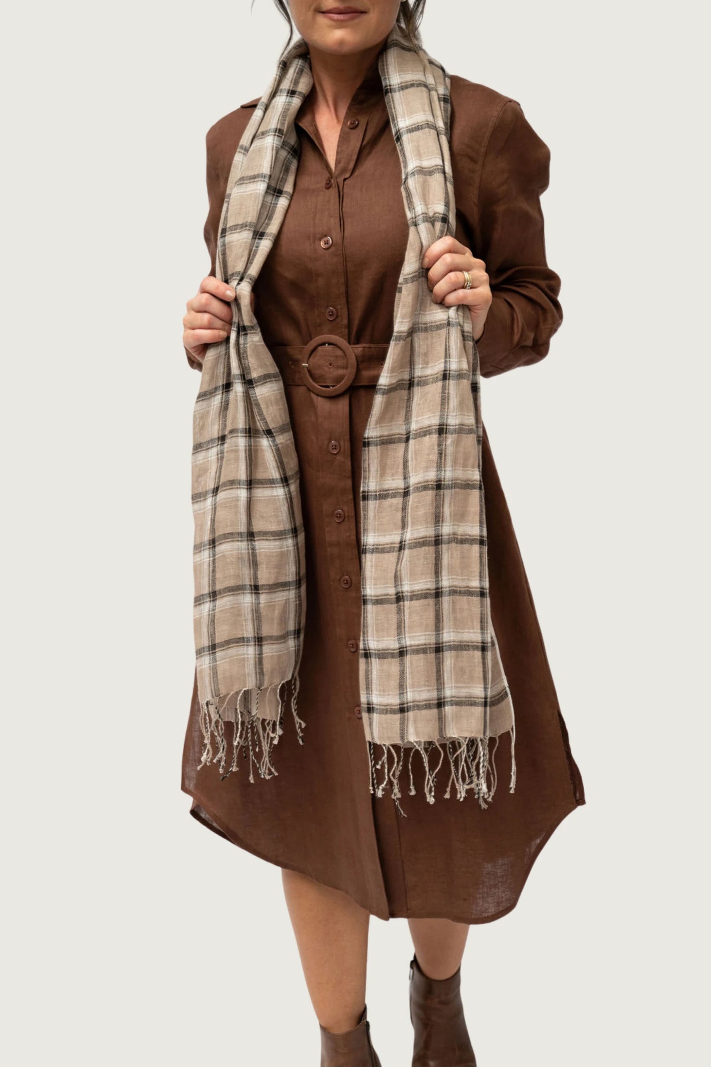 Everyday  Organic Linen Scarf