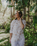 Golden Flight Organic Linen Long Sleeve Shirt - Outback Linen Co