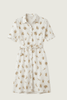 Golden Flight Organic Linen Short Sleeve Dress and Belt - Outback Linen Co