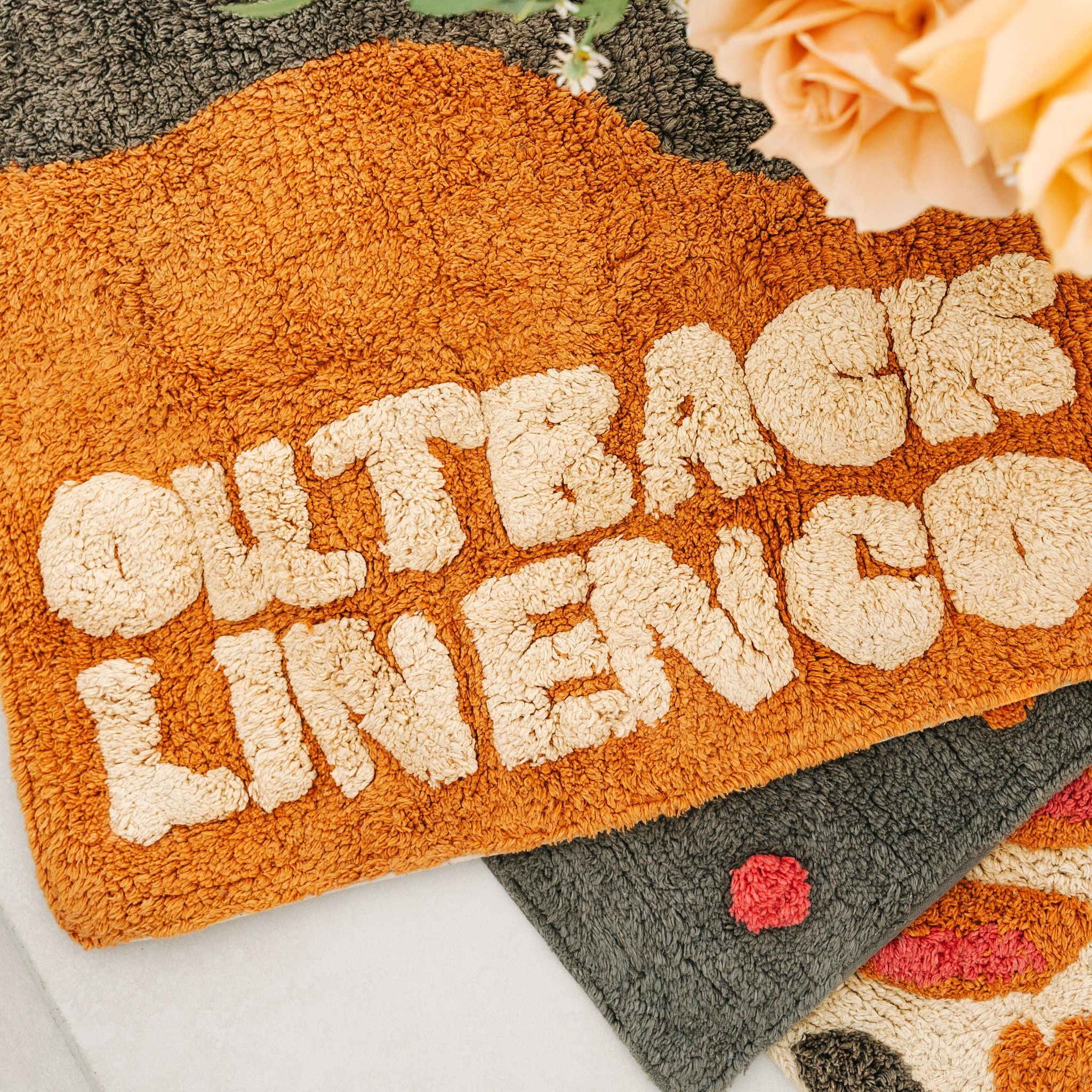 Outback Linen Co Signature Organic Cotton Luxury Bath Mat