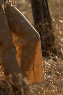 Lady Jane Desert Sand Embroidered Organic Linen Pants - Outback Linen Co