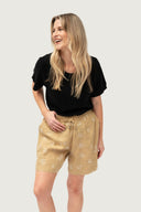 Linen Shorts - Embroidered - Lady Jane