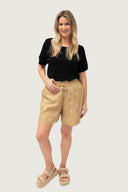 Linen Shorts - Embroidered - Lady Jane