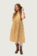 Short Sleeve Linen Dress