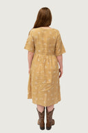 Short Sleeve Linen Dress