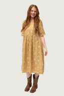 Short Sleeve Linen Dress
