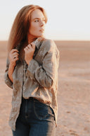 Lady Jane Spinifex Embroidered Long Sleeve Linen Shirt - Outback Linen Co