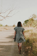 Lady Jane Spinifex Embroidered Organic Linen Dress - Outback Linen Co