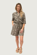 Linen Shorts - Embroidered - Lady Jane
