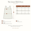 Linen Shift Dress size guide