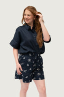 Linen Shorts - Embroidered - Lady Jane