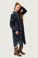 Rural Outback Linen Dress - Eclipse Navy