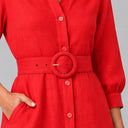 Everyday Linen Belt - Red [Pre-Order]