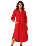 Everyday Linen Dress - Red Limited Edition [Pre-Order]