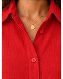 Everyday Linen Dress - Red Limited Edition [Pre-Order]
