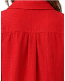 Everyday Linen Dress - Red Limited Edition [Pre-Order]
