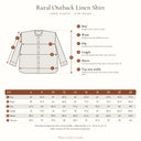 Rural Outback Linen Shirt size guide