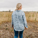 Sky Blue Rural Outback Linen Shirt