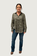 Rural Outback Linen Shirt - Spinifex