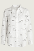 Rural Outback White Embroidered Long Sleeve Linen Shirt - Outback Linen Co