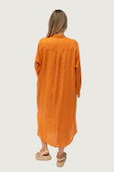 Everyday Linen Dress - Rust