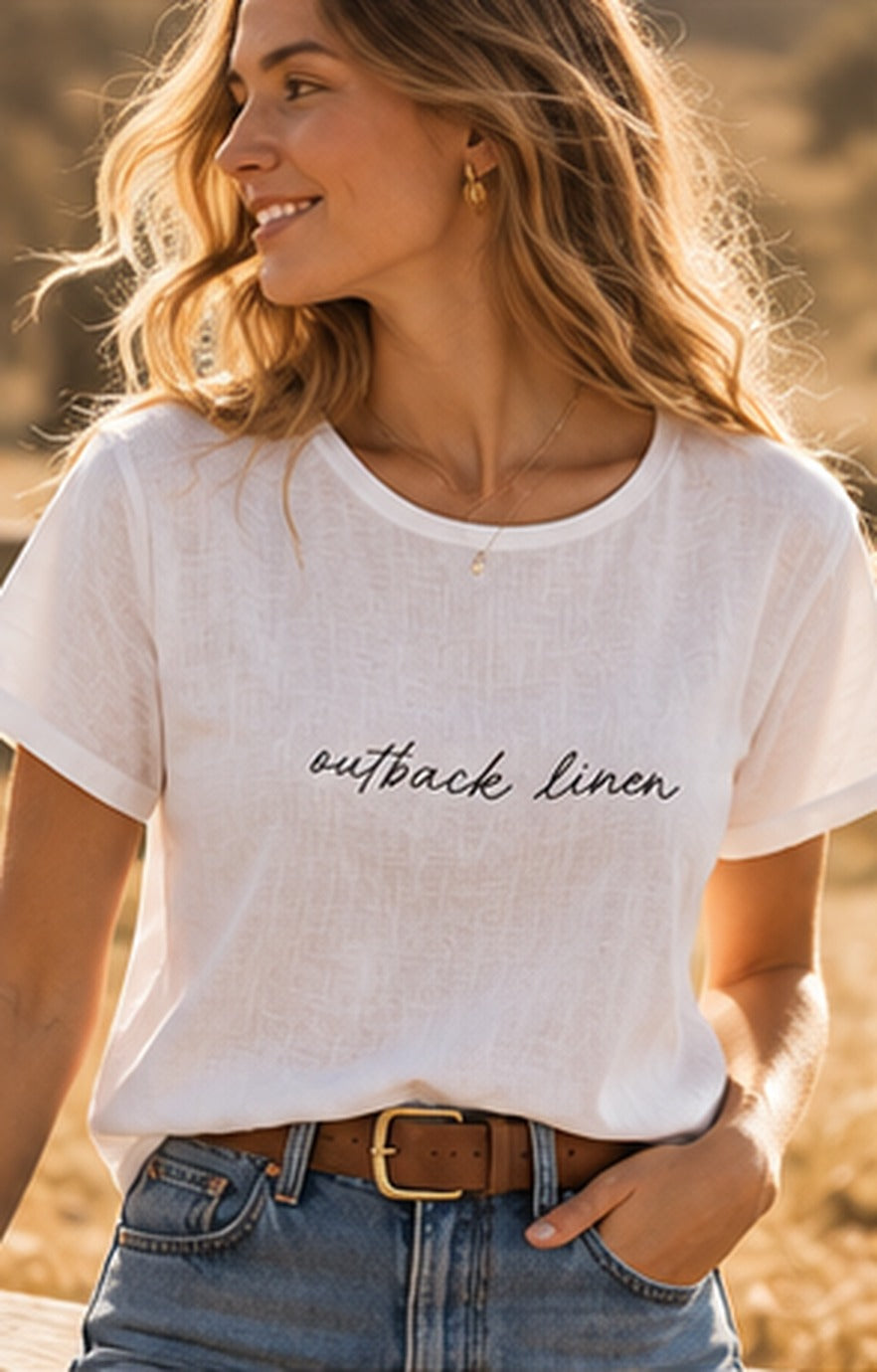She's Arrived - The Linen Tee