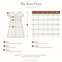 The Rose Dress size guide
