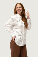 Rural Outback Linen Shirt - White
